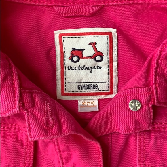 Gymboree Hot Pink Jacket Medium 7 / 8 - Picture 3 of 5